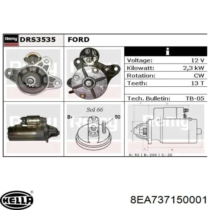 Comprar 13656 Mapco Motores de arranque