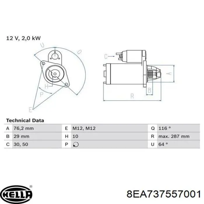 Motor de arranque Audi A4 8EC