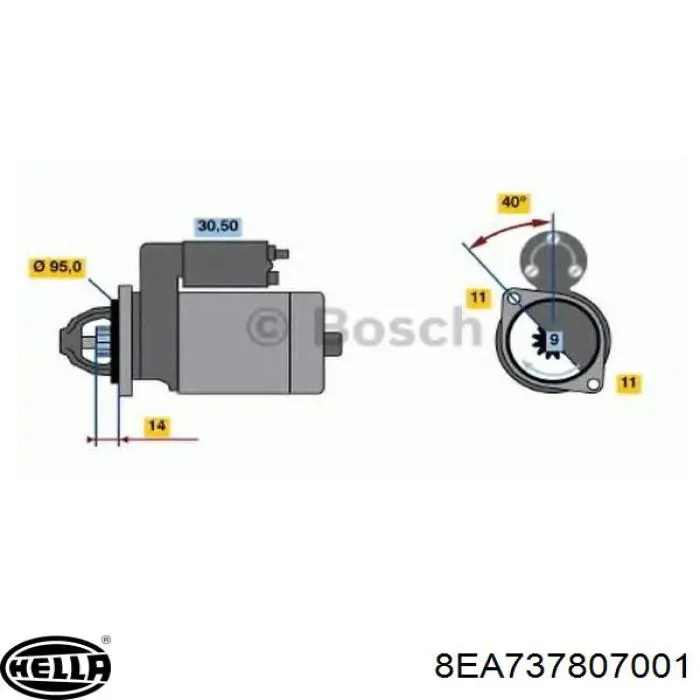 Arrancador Mahle Original MS388