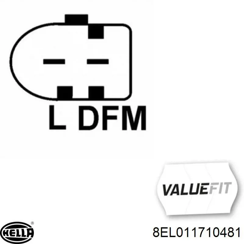 8EL011710481 VAG Alternador de coche