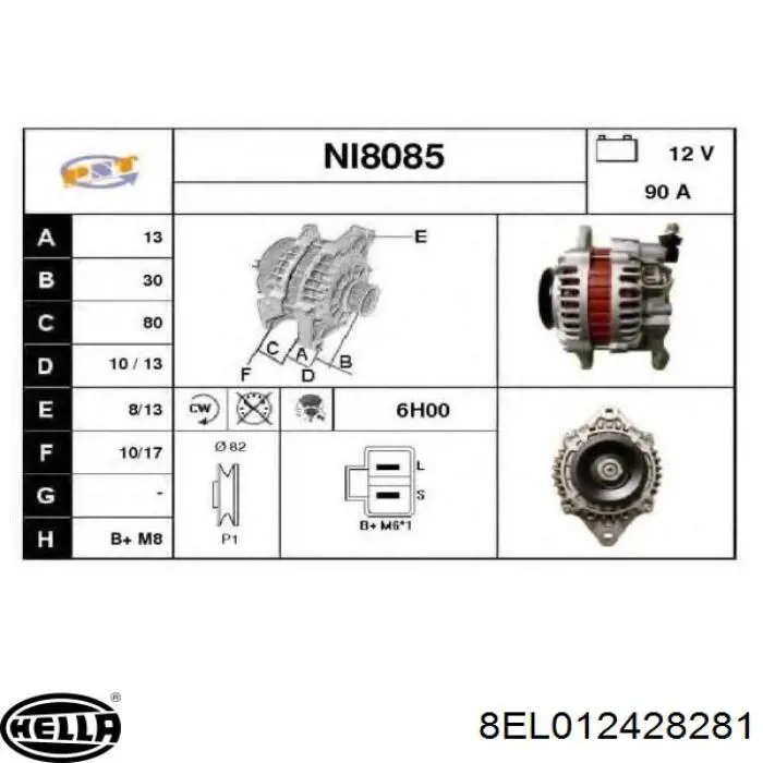 Comprar 8EL012428281 HELLA Dynamo