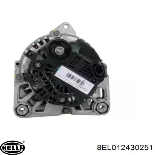 8EL012430251 HELLA alternador