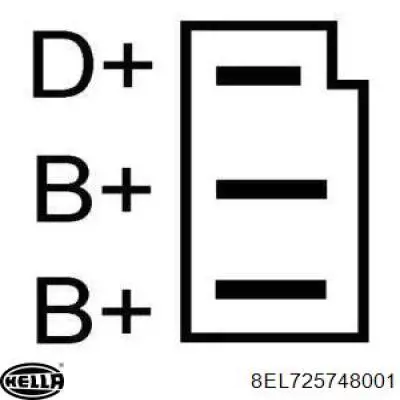 Alternador A0071545402 Mercedes