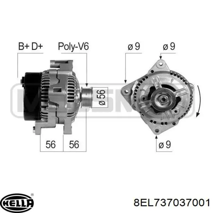 Alternador A0434 As-pl