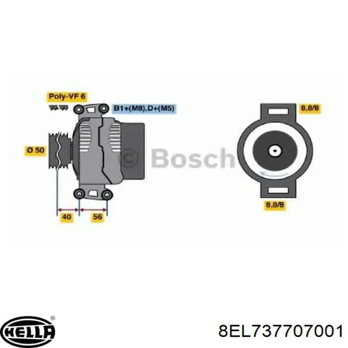 Alternador del motor Mercedes 0123510108 precio, desde 212,36 EUR