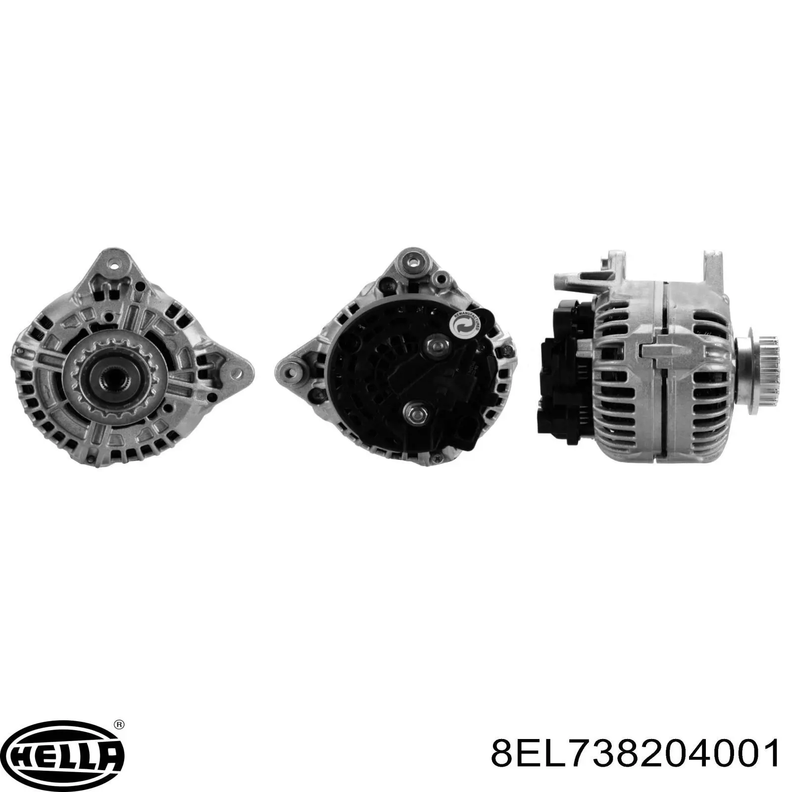 Alternador 0121615013 VAG