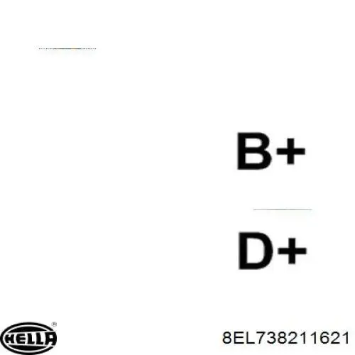 6204293 Opel Alternador de coche