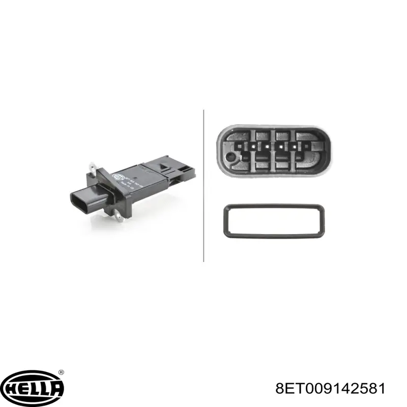 Caudalímetro 8ET009142581 HELLA