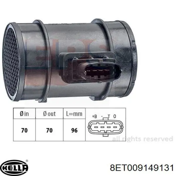 Comprar 8ET009149131 HELLA Sensor de masa de aire