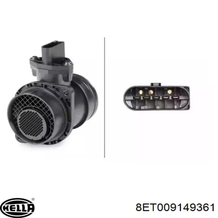 Medidor de flujo de aire HELLA 8ET009149361 precio, desde 132,10 EUR