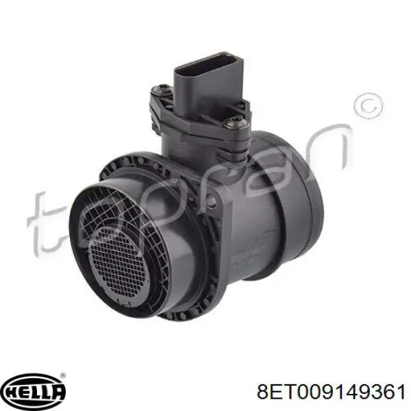 8ET 009 149-361 HELLA sensor de flujo de aire/medidor de flujo (flujo de aire masibo)