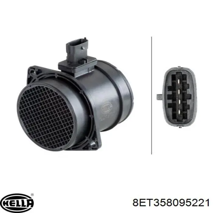 Caudalímetro 281006833 Bosch