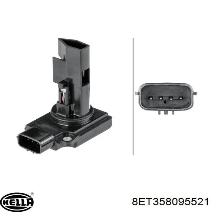 Sensor de flujo de masa de Aire para Infiniti QX60 (L50HV)