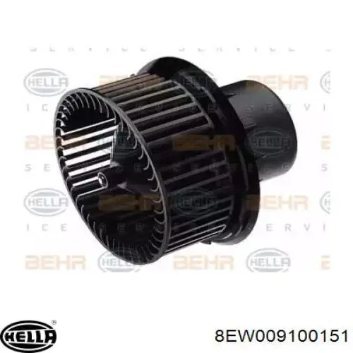 8EW009100151 HELLA motor eléctrico, ventilador habitáculo