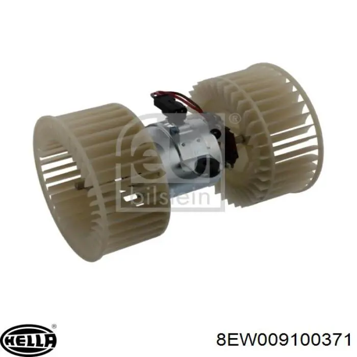 8EW 009 100-371 HELLA motor eléctrico, ventilador habitáculo