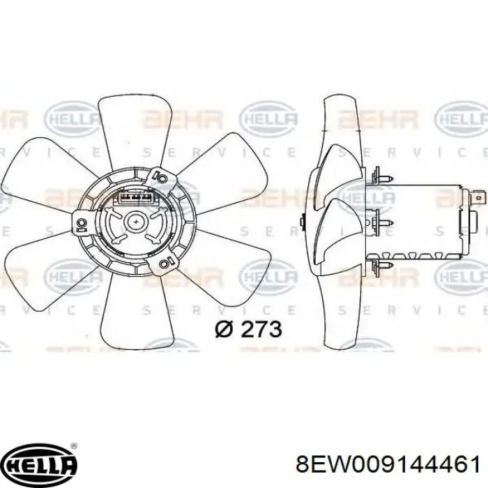 Ventilador del motor 048170N Dasis