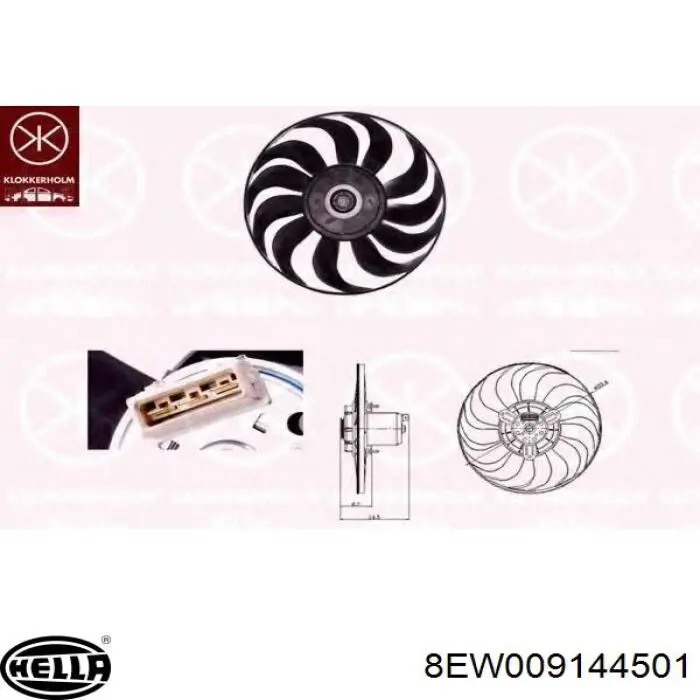 Motor del ventilador del sistema de refrigeración Hans Pries (Topran) 103138755 precio, desde 56,83 EUR