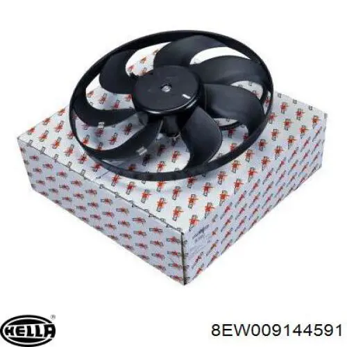 8EW009144591 HELLA Electroventilador del motor