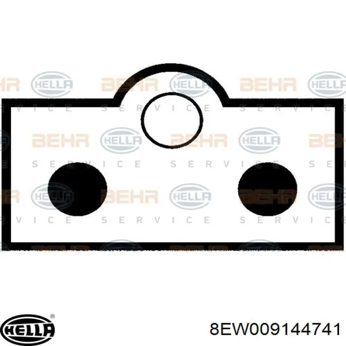 8EW009144741 HELLA Ventilador de refrigeración completo derecho (motor y hélice)