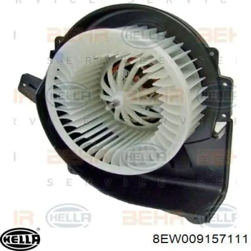 8EW009157111 HELLA motor eléctrico, ventilador habitáculo