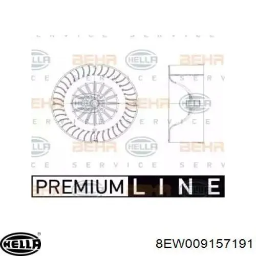Ventilador de calefacción HELLA 8EW009157191 precio, desde 37,75 EUR