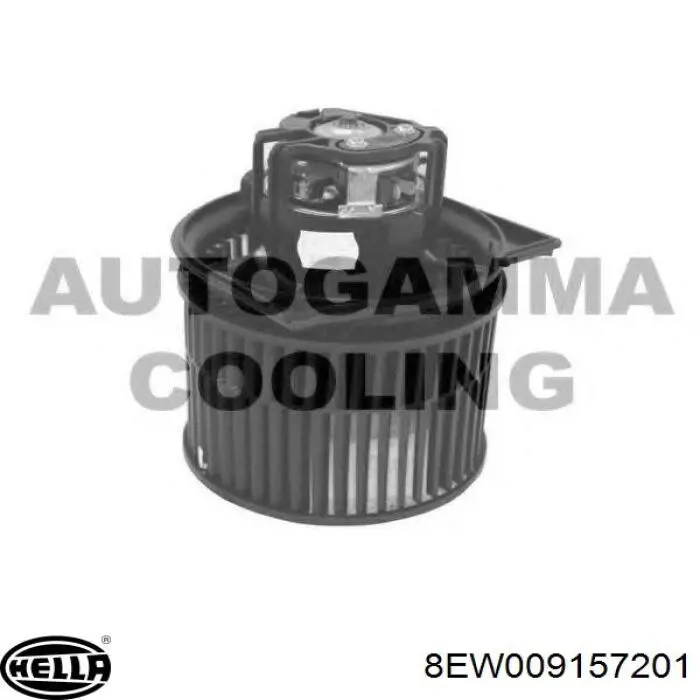 8EW 009 157-201 HELLA motor eléctrico, ventilador habitáculo