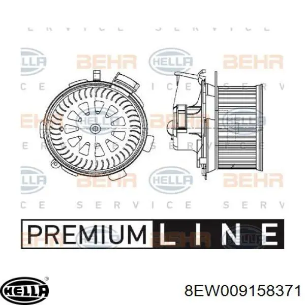 Ventilador interior NRF 34473