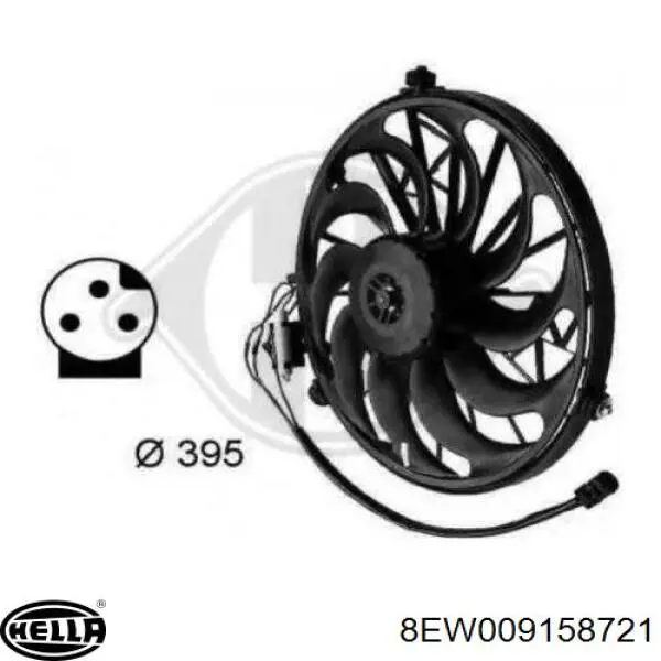 Motor de ventilador habitáculo para BMW 7 (E32)