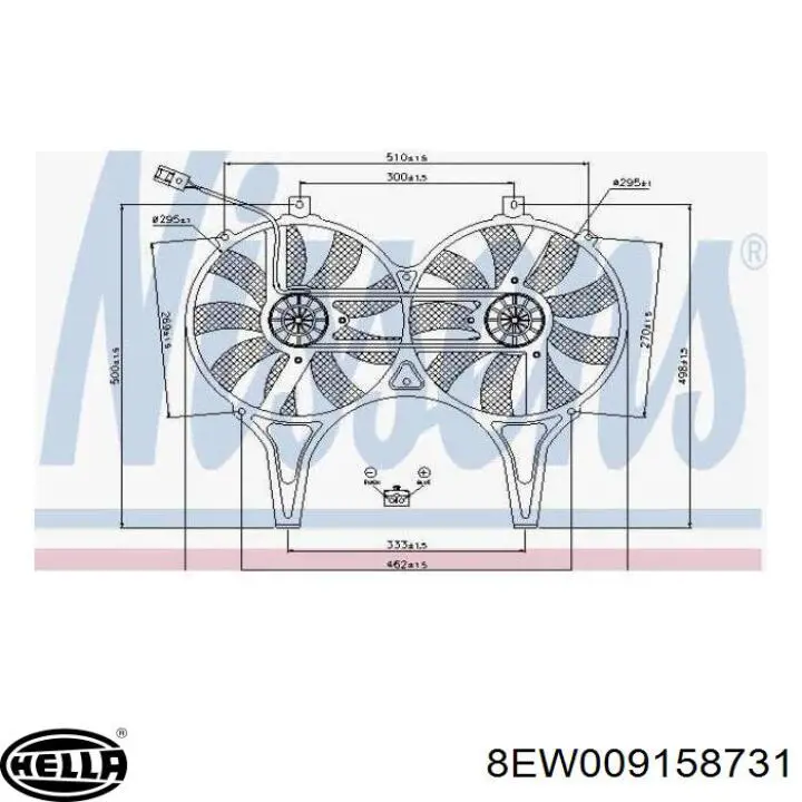 Difusor del radiador del aire acondicionado con ventilador y motor Mercedes A0015003293 precio, desde 138,19 EUR