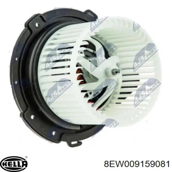 8EW009159081 HELLA motor eléctrico, ventilador habitáculo
