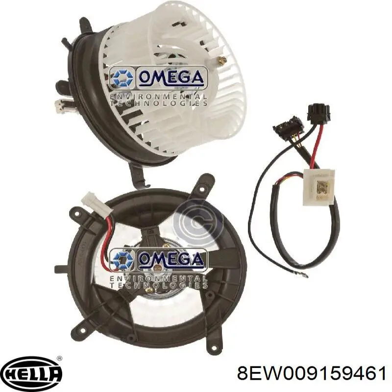 Ventilador de calefacción HELLA 8EW009159461 precio, desde 141,40 EUR