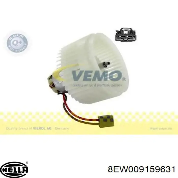 8665191 Volvo motor eléctrico, ventilador habitáculo