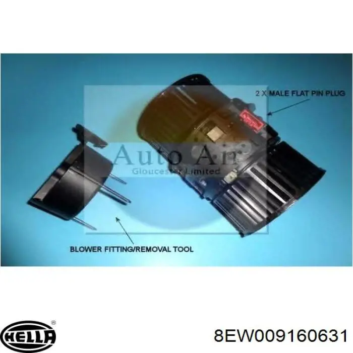 AB77000P Mahle Original motor eléctrico, ventilador habitáculo