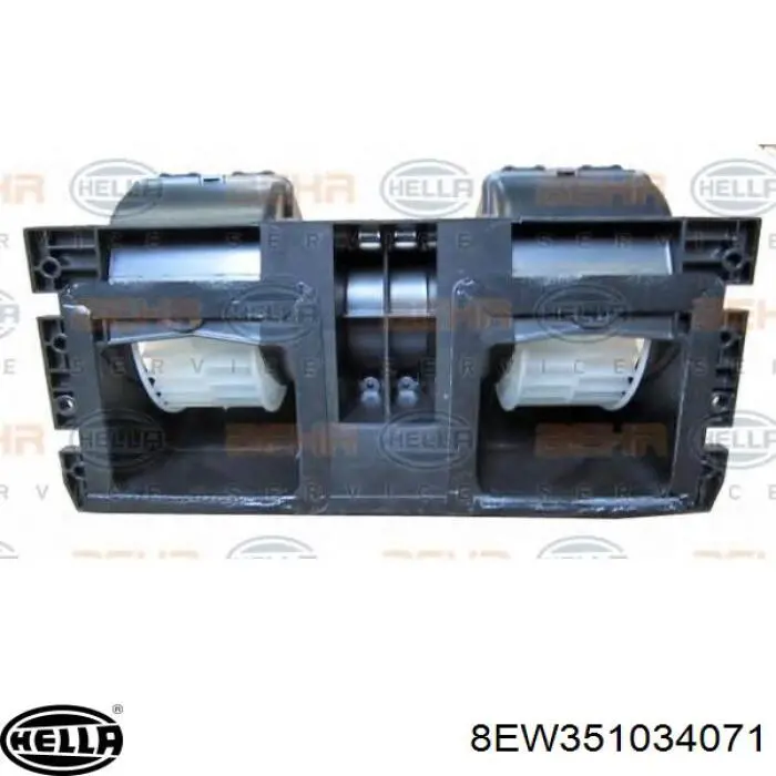 Ventilador habitáculo 8EW351034071 HELLA