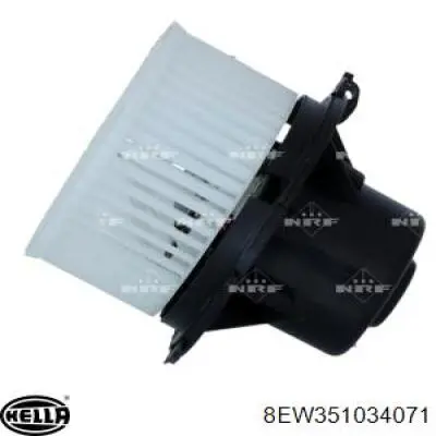 Ventilador de calefacción HELLA 8EW351034071 precio, desde 50,82 EUR