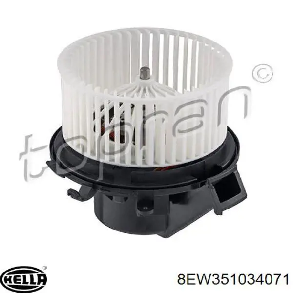 8EW351034071 HELLA Ventilador de habitáculo