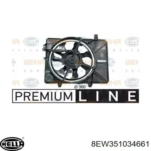 Comprar 253801C050 Hyundai/Kia Ventilador de radiador