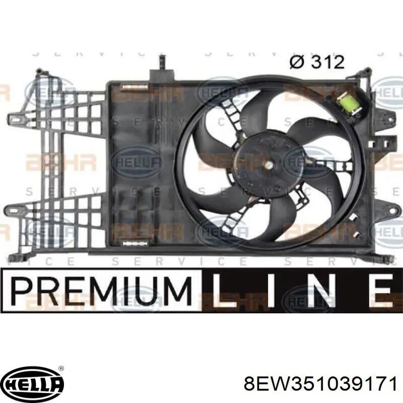 Comprar 181106 Febi Ventilador eléctrico de refrigeración completo izquierdo (motor y hélice)