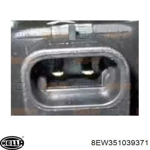 8EW351039371 HELLA motor eléctrico, ventilador habitáculo