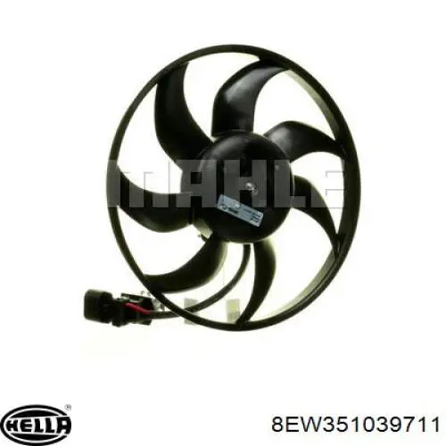 Ventilador del motor 13208239 Opel