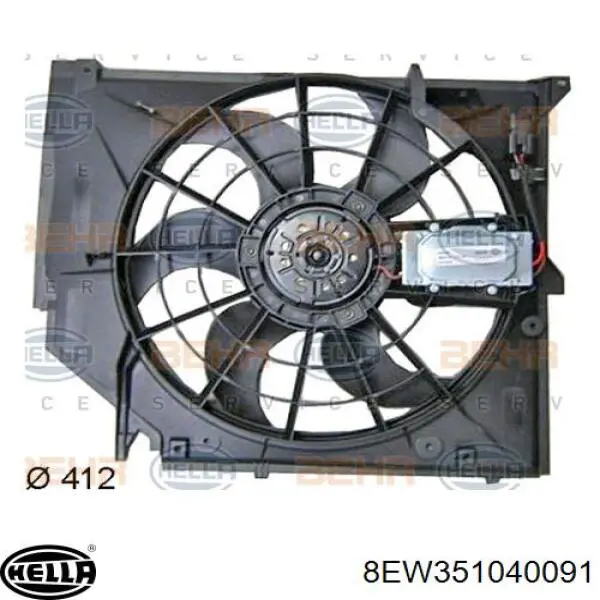 Ventilador, refrigeración motor HELLA 8EW351040091 precio, desde 110,35 EUR