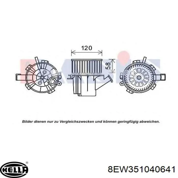 Ventilador interior Mercedes A4518300108