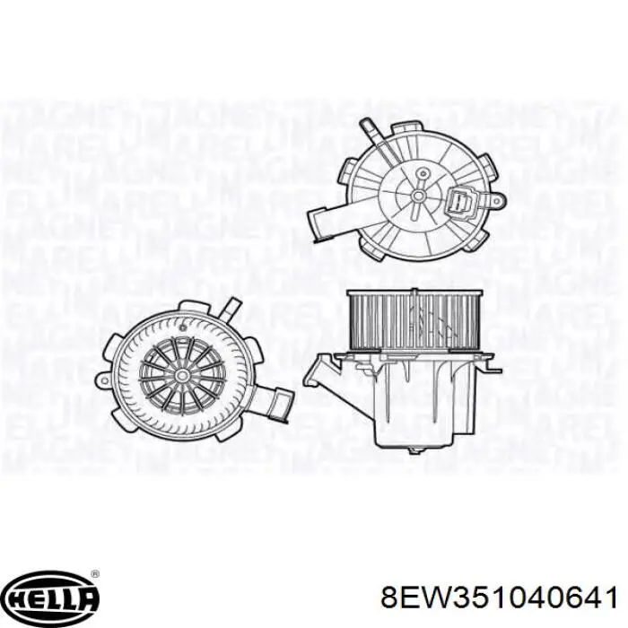 Ventilador habitáculo A4518300108 Mercedes