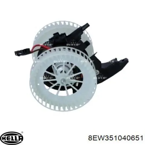 8EW351040651 HELLA Ventilador de habitáculo