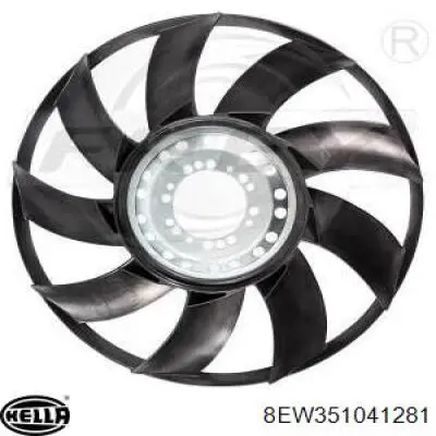 64546921380 BMW Difusor del radiador del aire acondicionado con ventilador y motor
