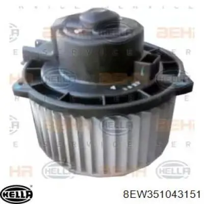 8EW351043151 HELLA motor eléctrico, ventilador habitáculo