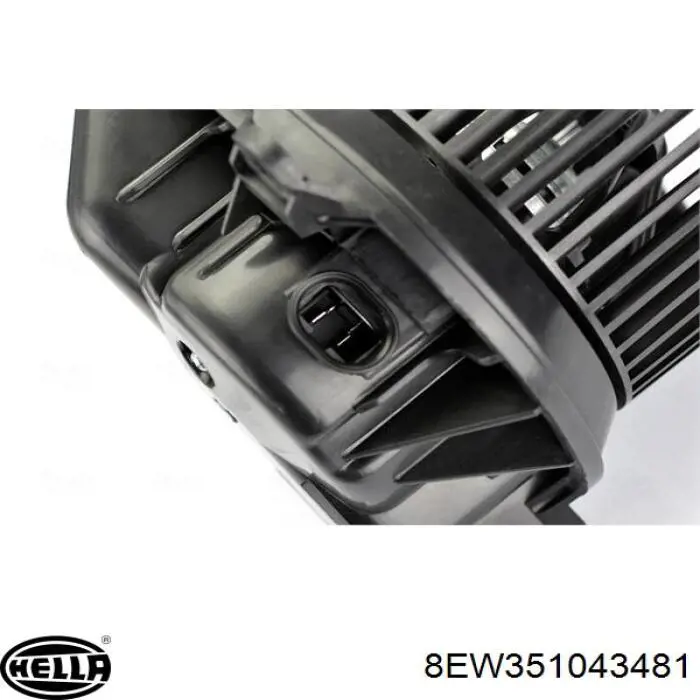 8EW351043481 HELLA motor eléctrico, ventilador habitáculo