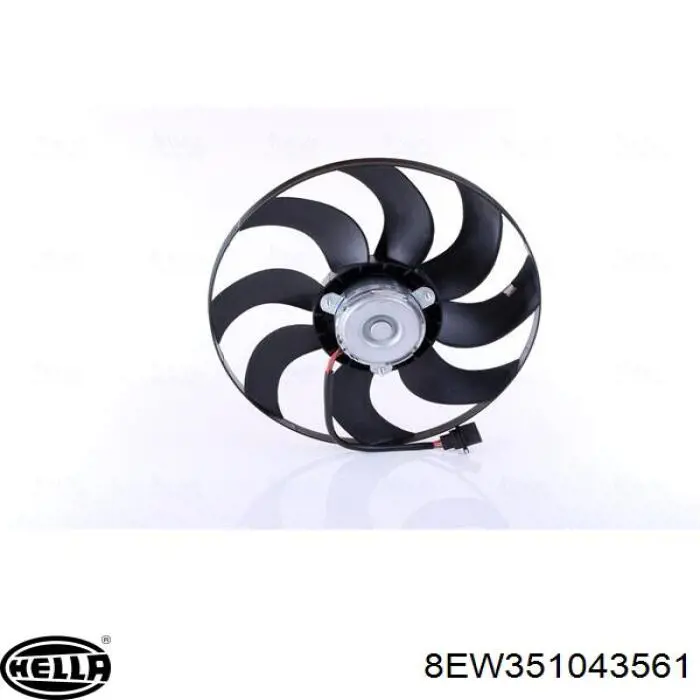 Ventilador de refrigeración del motor VAG 6Q0121206