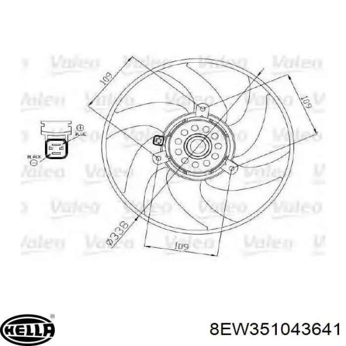 Ventilador de refrigeración del motor Hans Pries (Topran) 721518