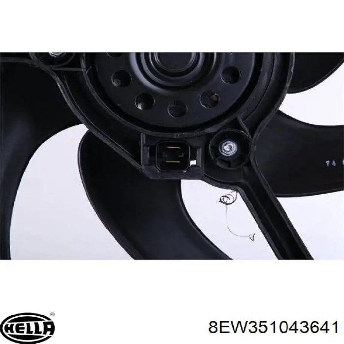 8EW351043641 HELLA ventilador del motor
